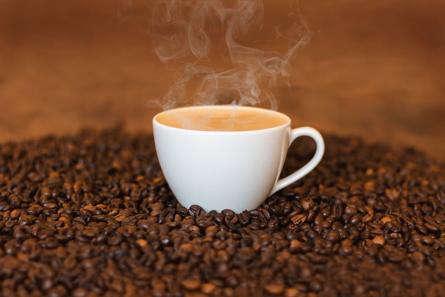 Freshly prepared coffee