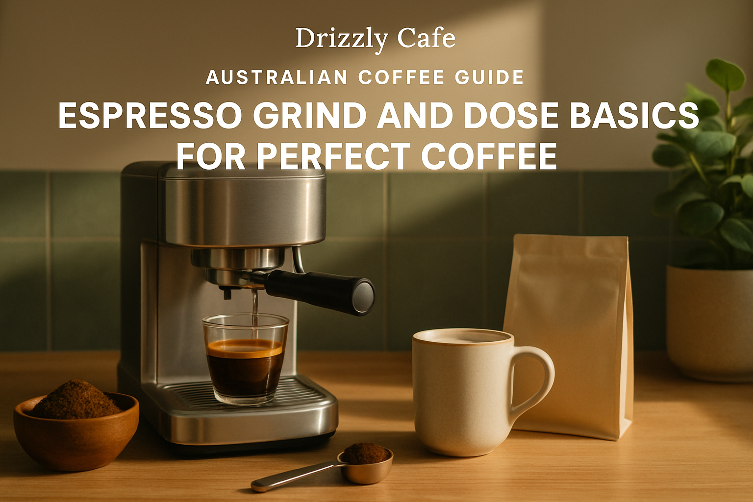 Coffee guide hero image: espresso grind and dose basics