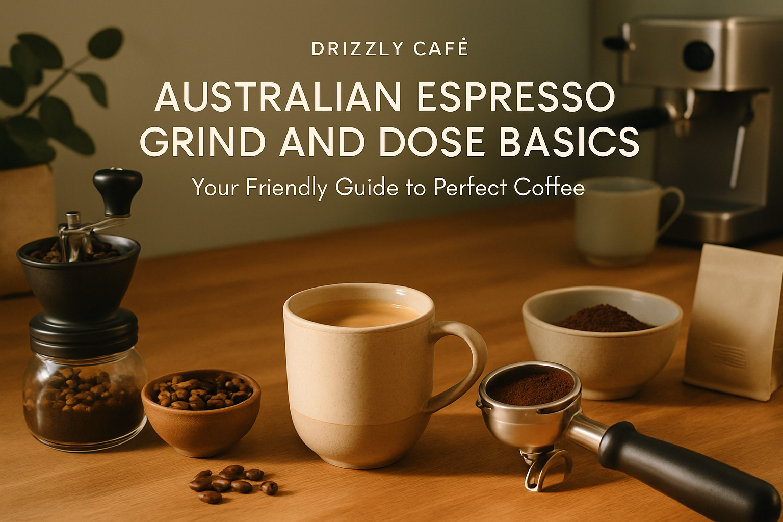 Coffee guide hero image: espresso grind and dose basics