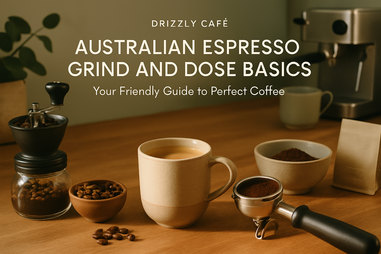 Coffee guide hero image: espresso grind and dose basics