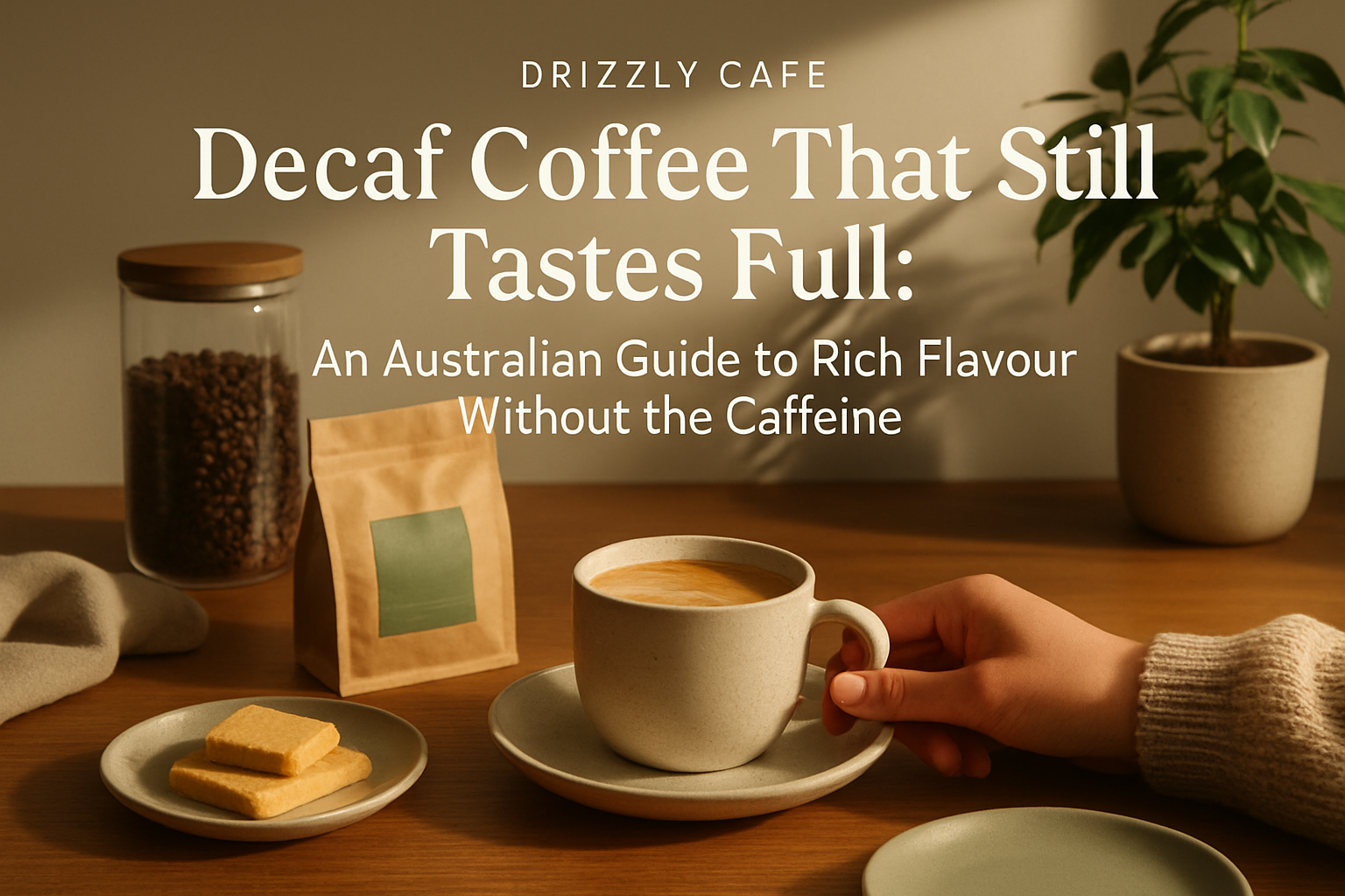 Coffee guide hero image: decaf coffee that still tastes full