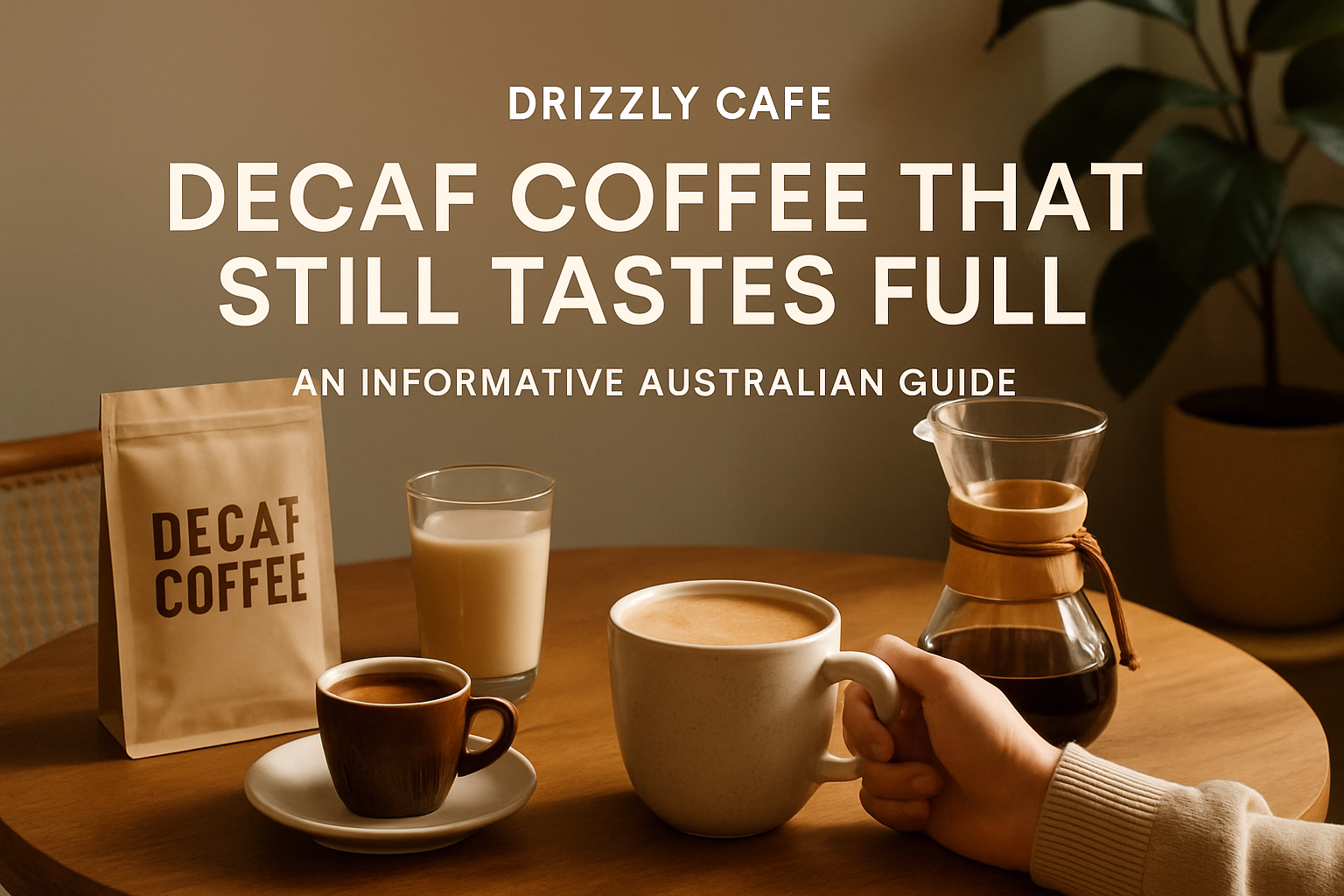 Coffee guide hero image: decaf coffee that still tastes full