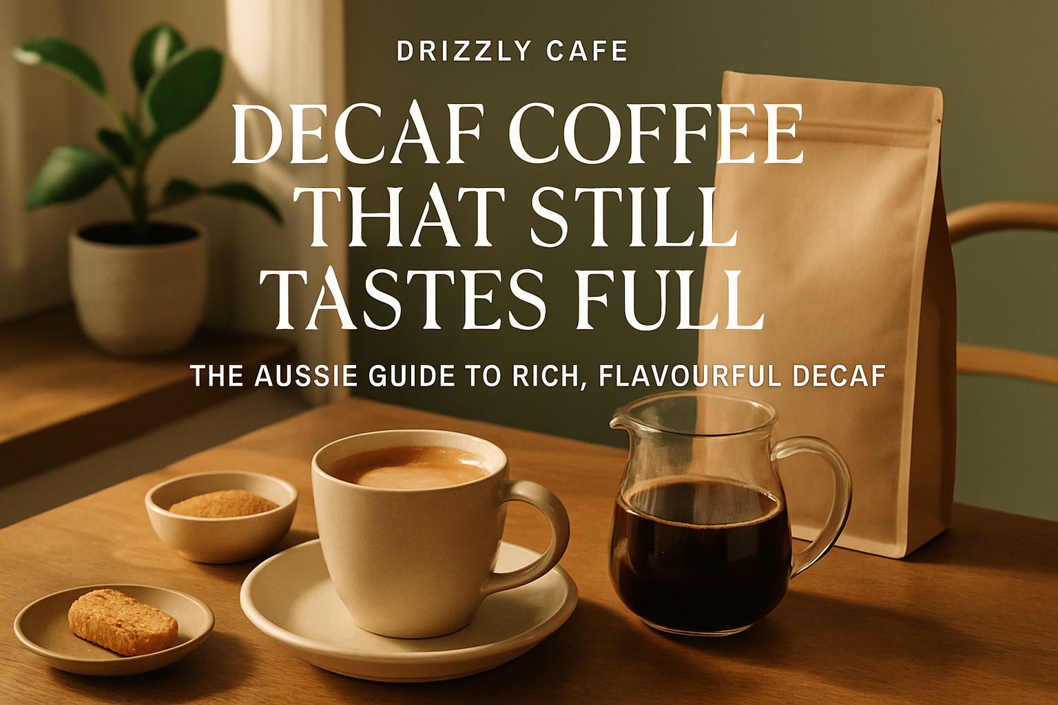 Coffee guide hero image: decaf coffee that still tastes full