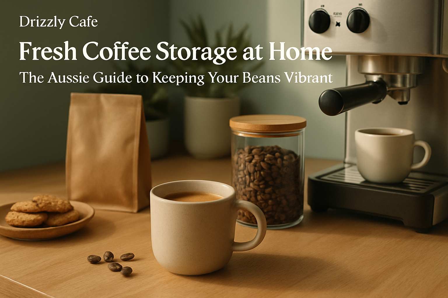 Coffee guide hero image: fresh coffee storage at home