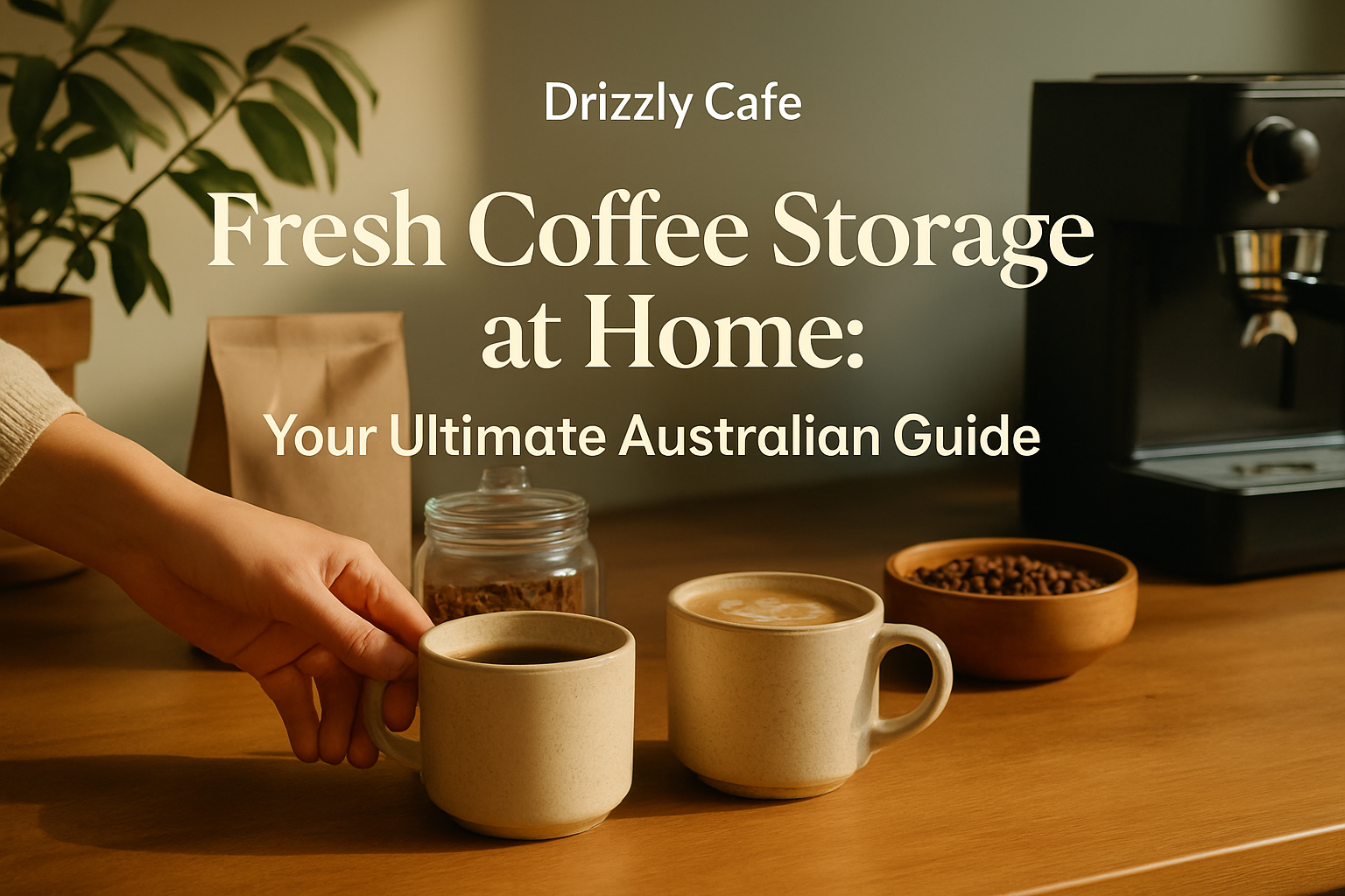Coffee guide hero image: fresh coffee storage at home