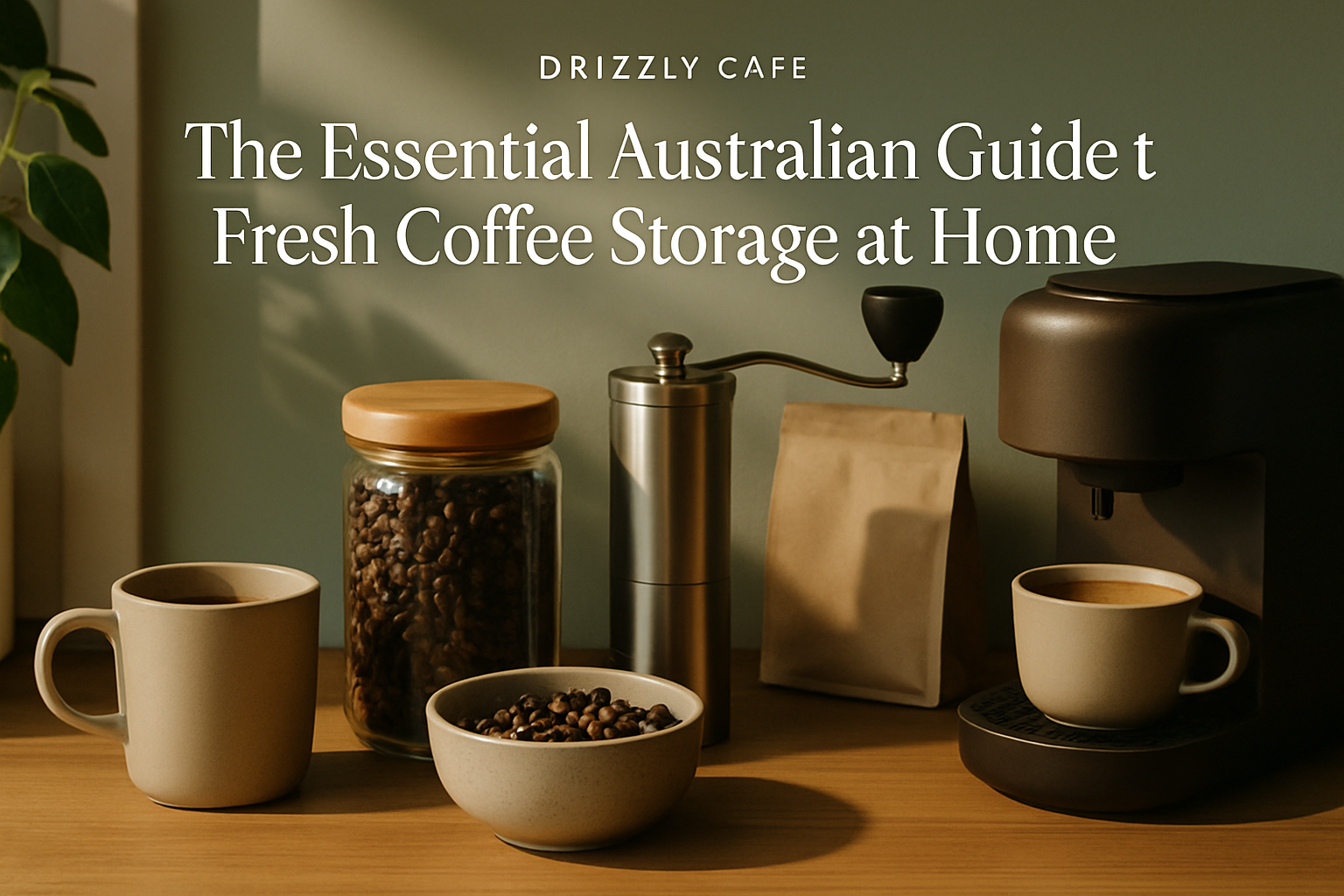 Coffee guide hero image: fresh coffee storage at home