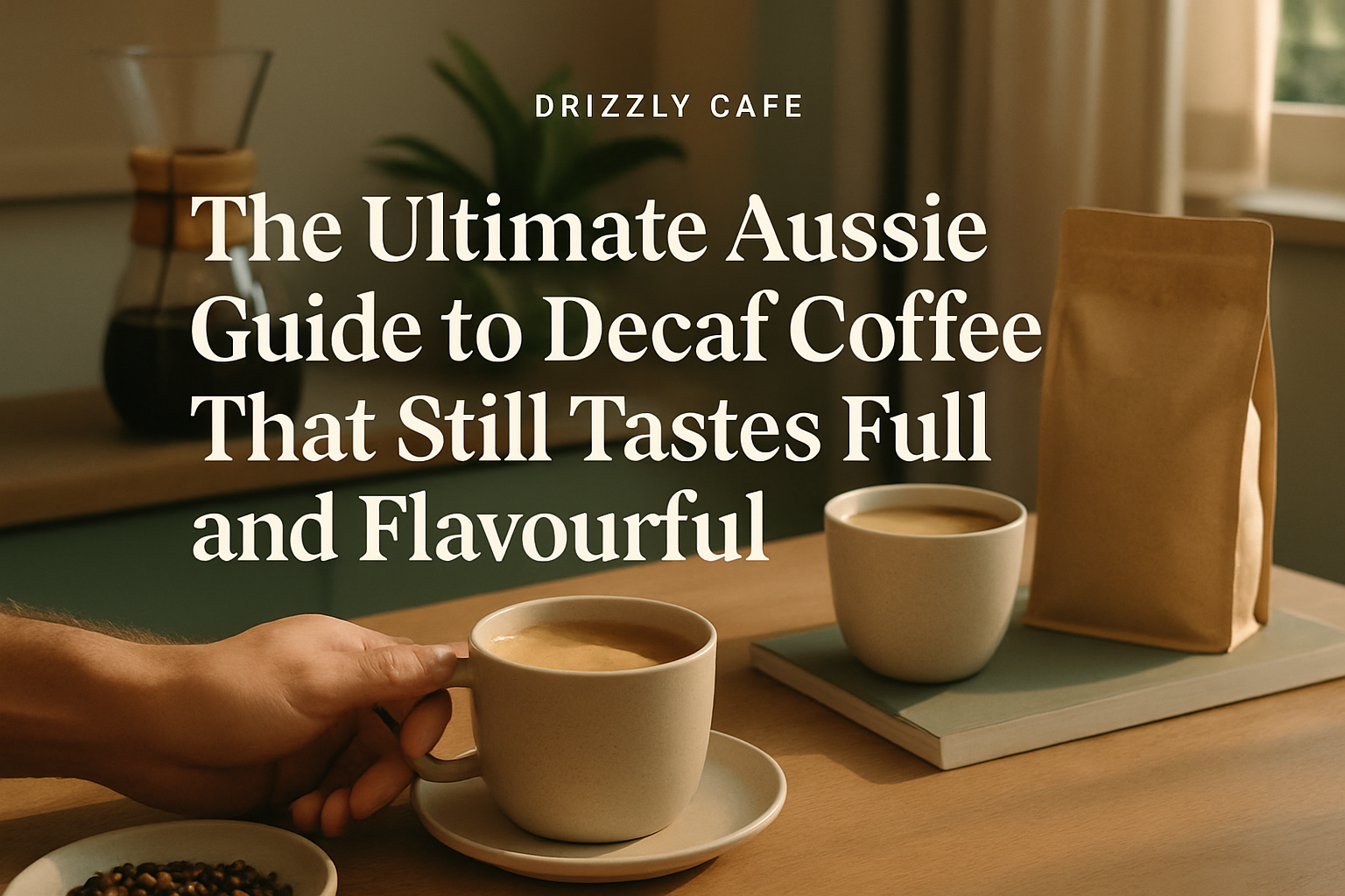 Coffee guide hero image: decaf coffee that still tastes full