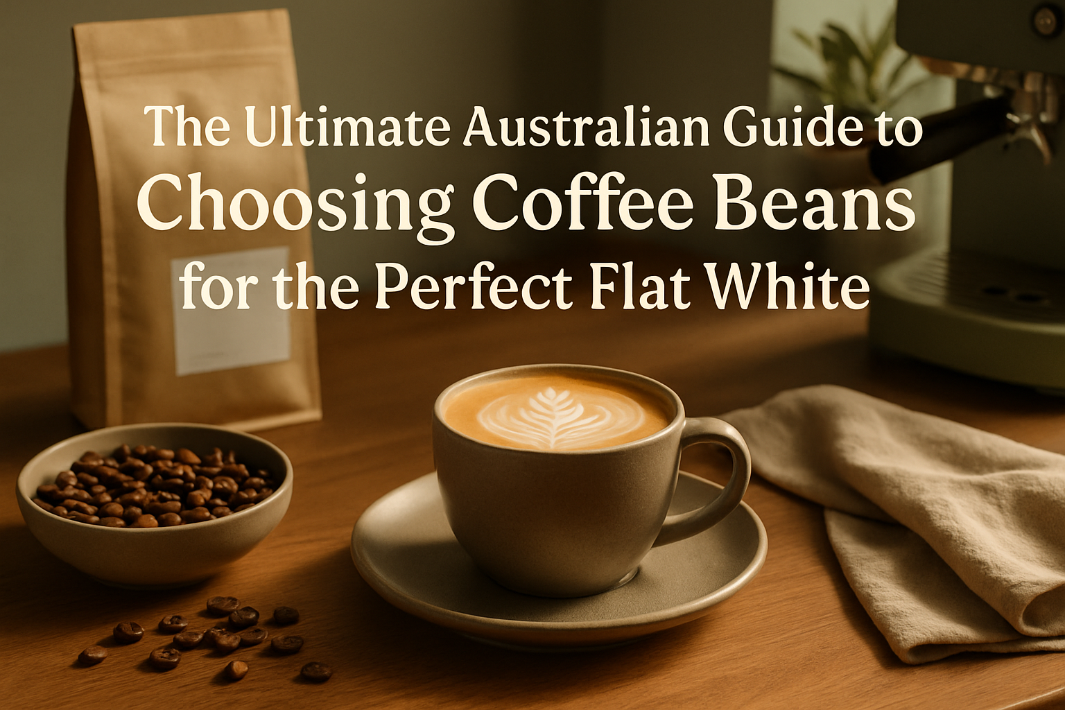 Coffee guide hero image: choosing coffee beans for flat whites
