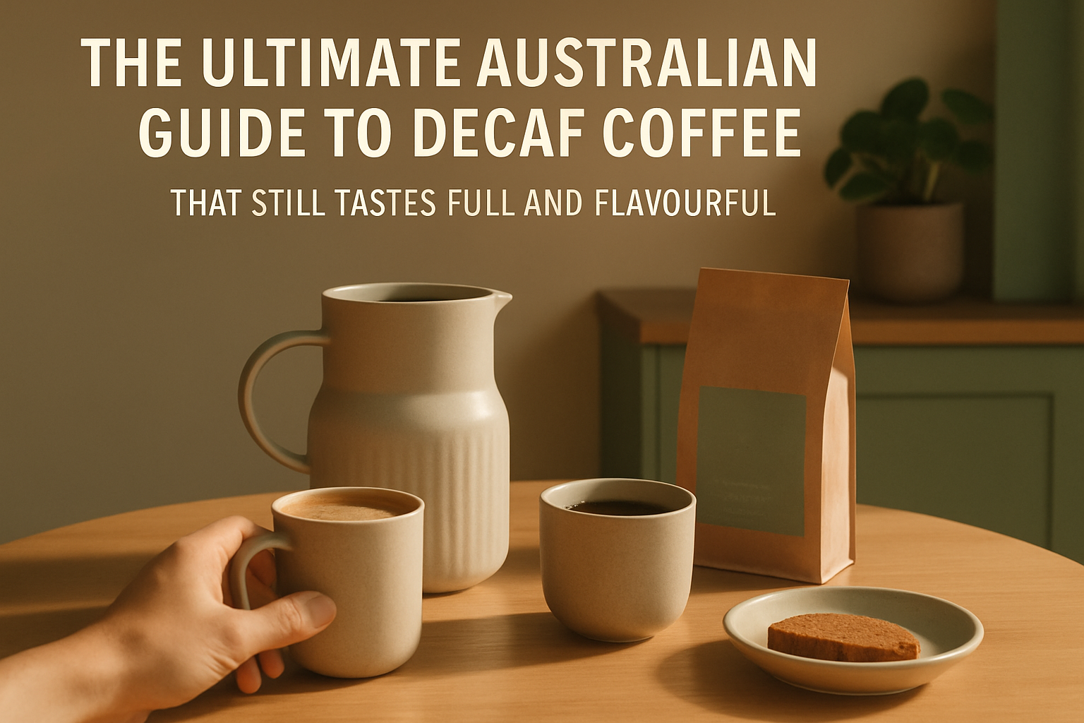 Coffee guide hero image: decaf coffee that still tastes full