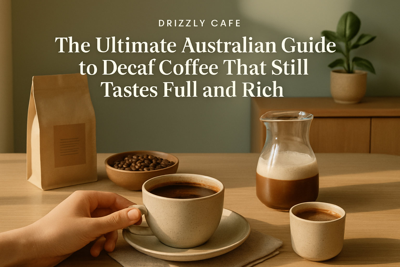 Coffee guide hero image: decaf coffee that still tastes full